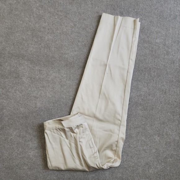 Worthington Pants - Worthington Stretch Dress Pants Womens Size 10 Petite Satin Beige Cotton Tapered